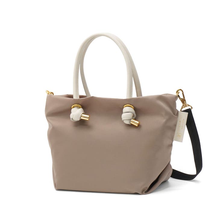 taupe×offwhite | 正規品 ヴィオラドーロ トートバッグ | ギャレリア Bag＆Luggage