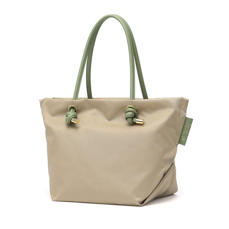 sandbeige×lgreen | 正規品 ヴィオラドーロ トートバッグ | ギャレリア Bag＆Luggage