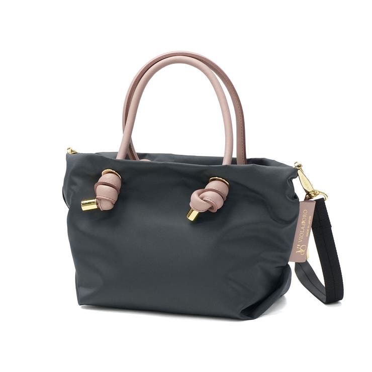 charcoal×pinkgray | 正規品 ヴィオラドーロ トートバッグ | ギャレリア Bag＆Luggage