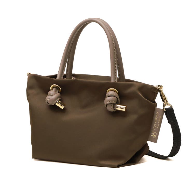 dbrown×taupe | 正規品 ヴィオラドーロ トートバッグ | ギャレリア Bag＆Luggage