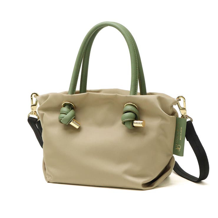 sandbeige×lgreen | 正規品 ヴィオラドーロ トートバッグ | ギャレリア Bag＆Luggage