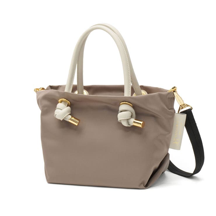 taupe×offwhite | 正規品 ヴィオラドーロ トートバッグ | ギャレリア Bag＆Luggage