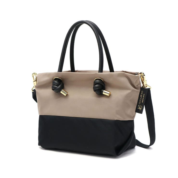 taupe×black×black | 正規品 ヴィオラドーロ トートバッグ | ギャレリア Bag＆Luggage