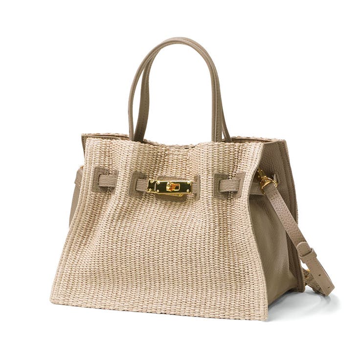 sandbeige×taupe | 正規品ヴィオラドーロ トートバッグ VIOLAdORO | ギャレリア Bag＆Luggage
