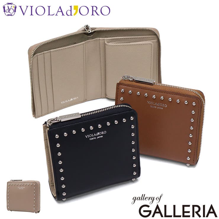 正規品ヴィオラドーロ 二つ折り財布 VIOLAd’ORO | ギャレリア Bag＆Luggage | 詳細画像1 
