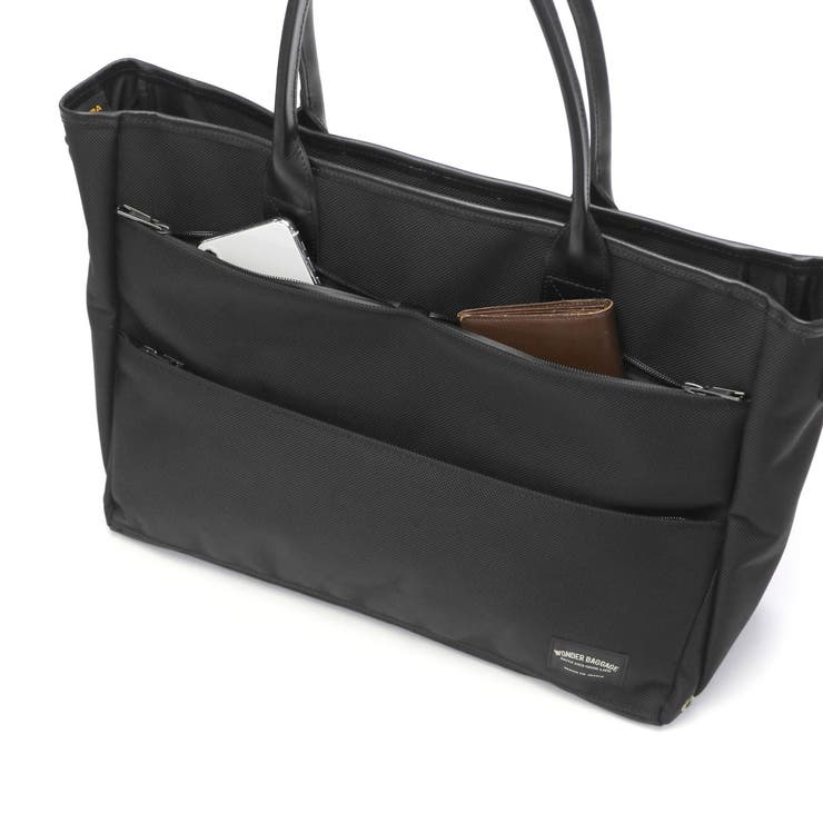 美品 hummel 黒 ビジネストートバッグ HUNTER ハンター バッグ HXRU0036251 TUMMEL TOTE BAG 大き目
