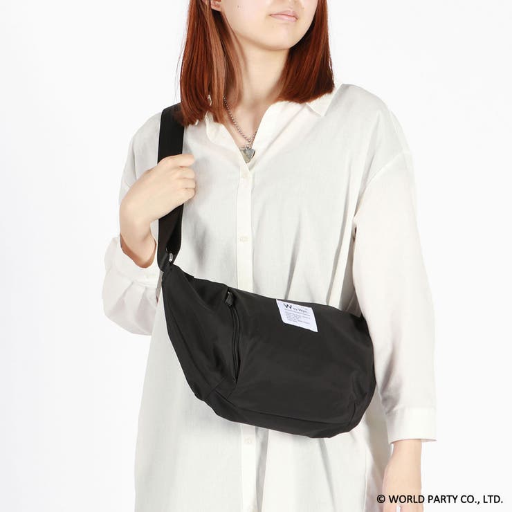 o18【極美品】保存袋付　バーバリー　ブラックナイロンウエストバッグショルダー. outletlab_brb-b-8049094-a1189