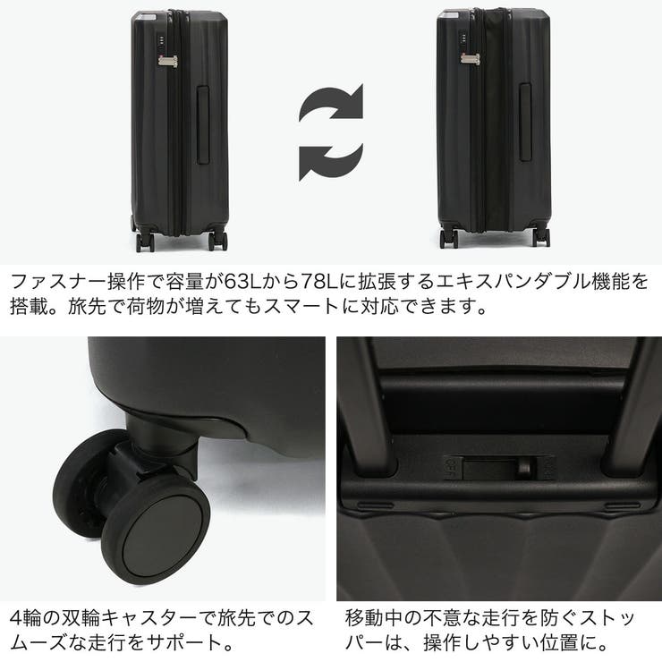 ダブルアンドデイナイト スーツケース W& | ギャレリア Bag＆Luggage | 詳細画像5 
