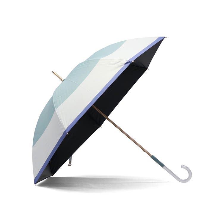 ブロックボーダーアイシーミント | ウォーターフロント 傘 Waterfront | ギャレリア Bag＆Luggage