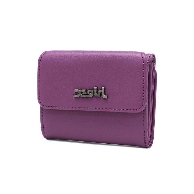 PURPLE | エックスガール 三つ折り財布 X | ギャレリア Bag＆Luggage
