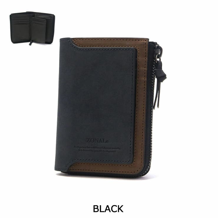 ブラック | ゾナール 二つ折り財布 メンズ | ギャレリア Bag＆Luggage