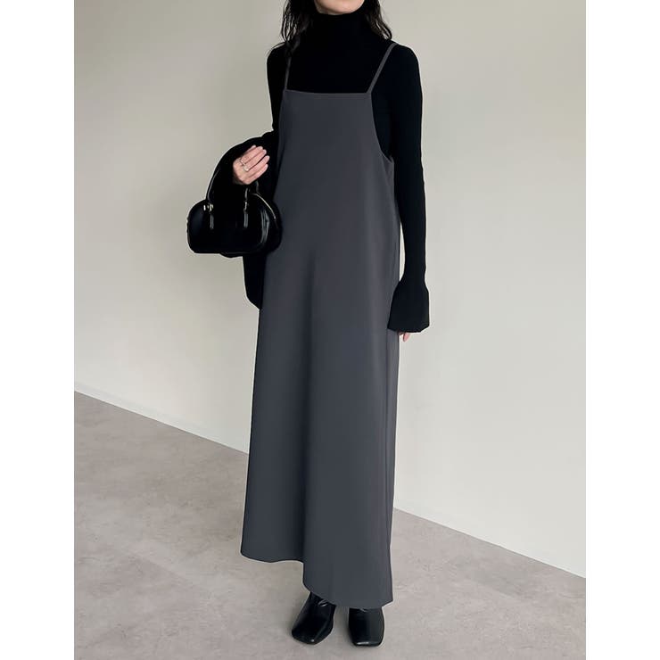 ジョーゼットポンチロングキャミワンピース | Re:EDIT | 詳細画像16 