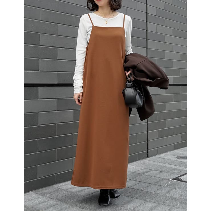 ジョーゼットポンチロングキャミワンピース | Re:EDIT | 詳細画像17 