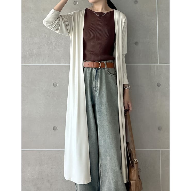 2丈から選べるロングカーディガン | Re:EDIT | 詳細画像14 