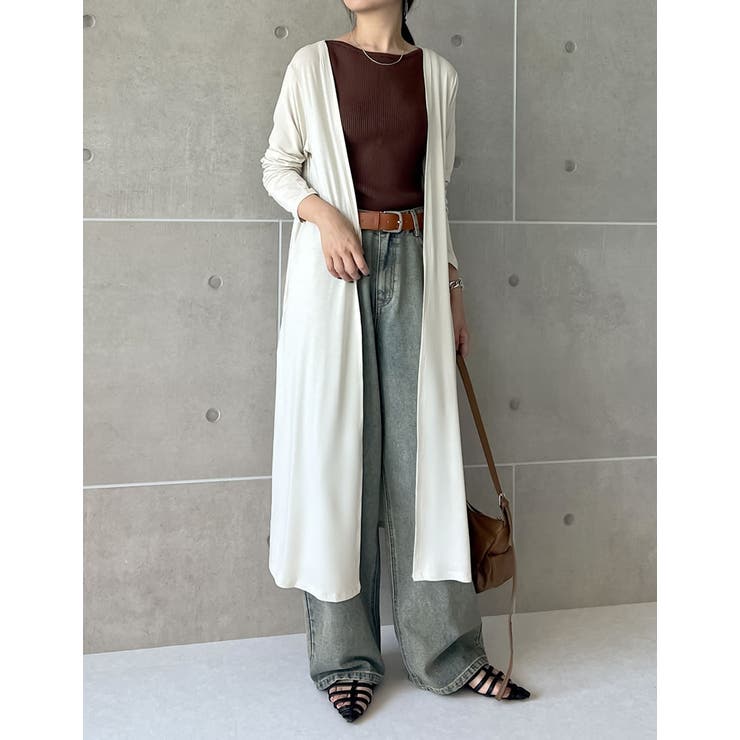 2丈から選べるロングカーディガン | Re:EDIT | 詳細画像3 