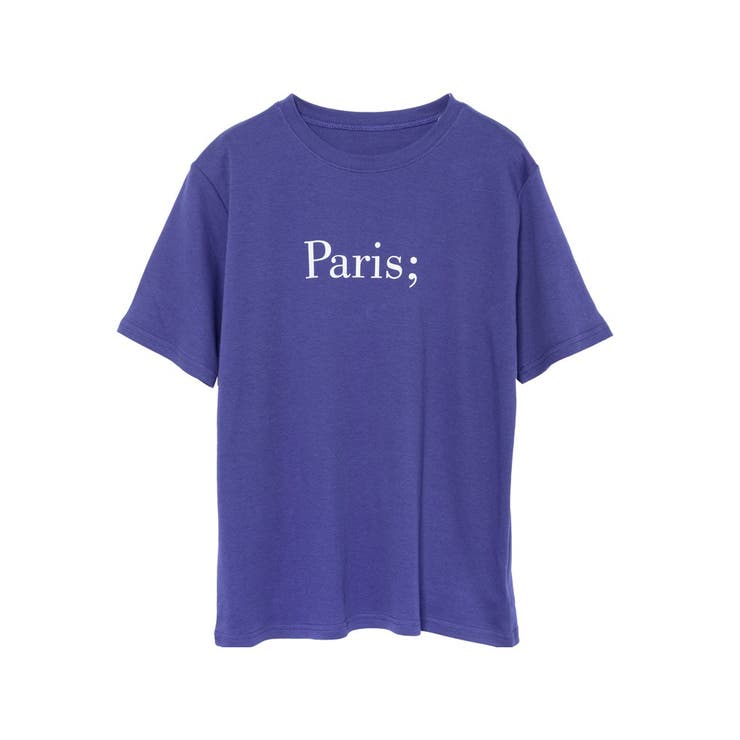 フロントロゴがアクセントになった大人のロゴt Parisロゴtシャツ トップス 品番 Gs Re Edit リエディ のレディースファッション通販 Shoplist ショップリスト