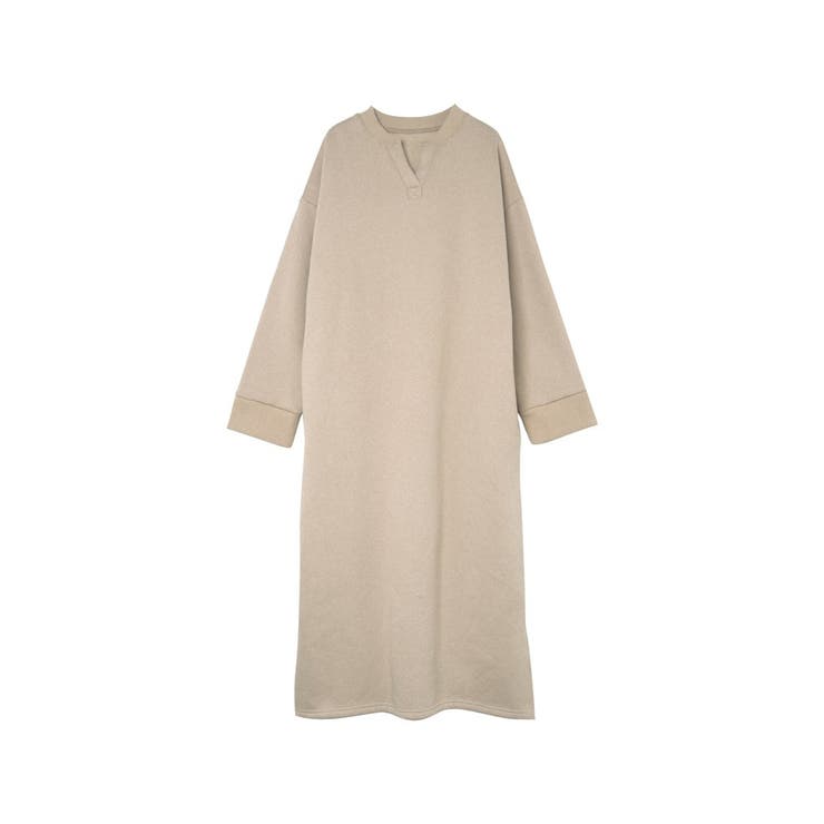 大人が選ぶ冬のカジュアルワンピースの決定版 キーネック裏起毛スウェットワンピース 品番 Gs Re Edit リエディ のレディースファッション通販 Shoplist ショップリスト