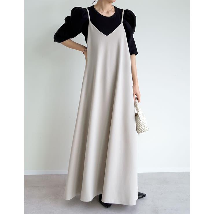 ジョーゼットポンチフレアキャミワンピース | Re:EDIT | 詳細画像17 