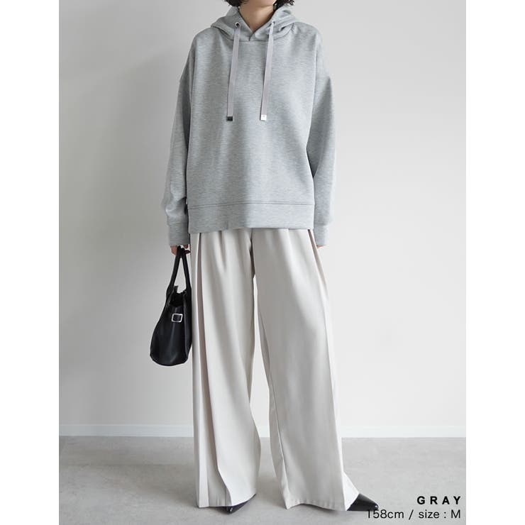 累計販売枚数2.3万枚][イージーケア]オーバーサイズダンボールパーカー