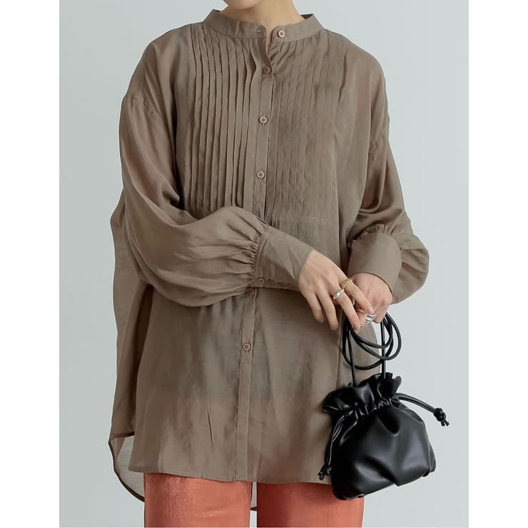 TICCA シアーデザインブラウス TICCA シアーデザインブラウス