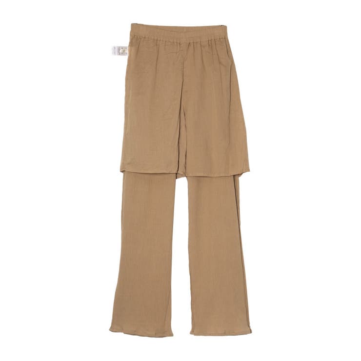 インド綿のナチュラルな風合いの美脚パンツ インド綿楊柳ストレートパンツ パンツ | Re:EDIT | 詳細画像25 