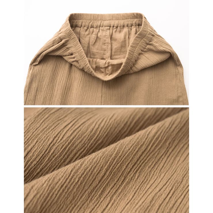 インド綿のナチュラルな風合いの美脚パンツ インド綿楊柳ストレートパンツ パンツ | Re:EDIT | 詳細画像27 