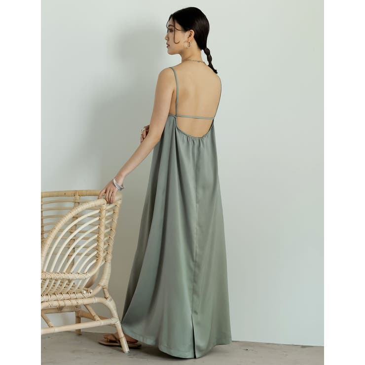 バックコンシャスなサテンワンピース 品番 Gs Re Edit リエディ のレディースファッション通販 Shoplist ショップリスト