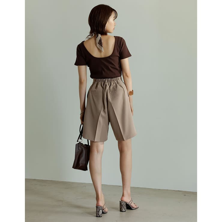 涼感ときれいめを兼ね備えた大人のキュロット[品番：GS000018963]｜Re