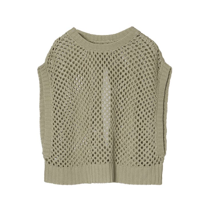 こなれたレイヤードスタイルに アクリル綿タッチフィッシュネットニット トップス 品番 Gs Re Edit リエディ のレディースファッション通販 Shoplist ショップリスト