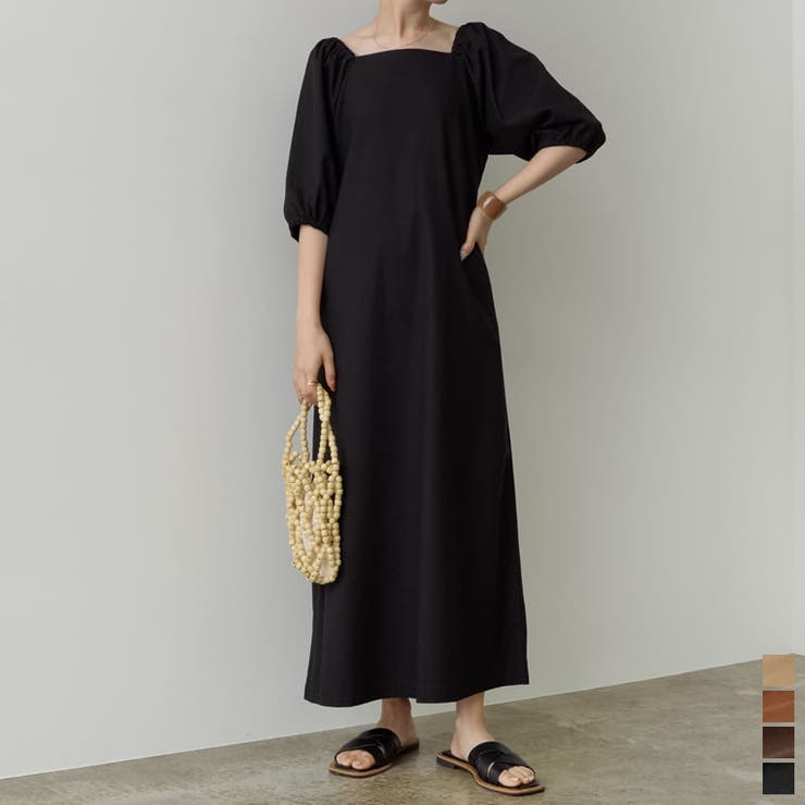 1枚で上品なコーデが完成する旬のリネンワンピース 品番 Gs Re Edit リエディ のレディースファッション通販 Shoplist ショップリスト