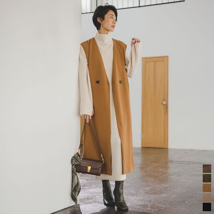 コーデの主役に ワンピ ス風ロングジャケット 品番 Gs Re Edit リエディ のレディース ファッション通販 Shoplist ショップリスト