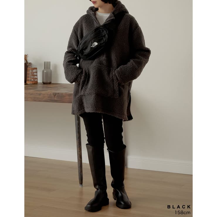 トラックソールで、今季旬のモードな足元に エコレザートラックソールロングブーツ | Re:EDIT | 詳細画像24 