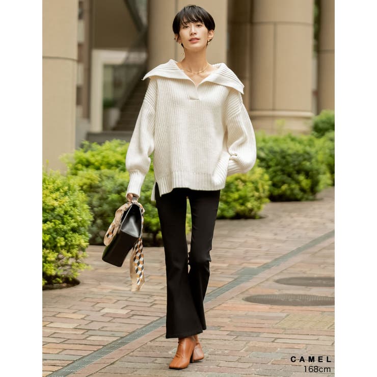 フェイクレザースクエアトゥミドルブーツ | Re:EDIT | 詳細画像8 