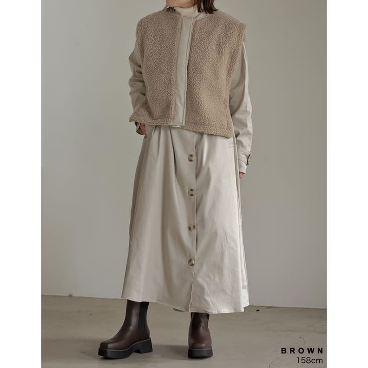 厚底がトレンドライクなサイドゴアブーツ スクエアトゥサイドゴアブーツ シューズ | Re:EDIT | 詳細画像9 