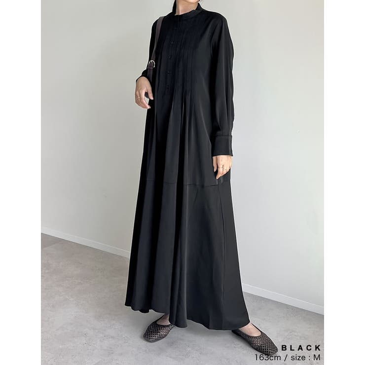 [低身長/高身長サイズ有]ヴィンテージプリントフレアワンピース | Re:EDIT | 詳細画像15 