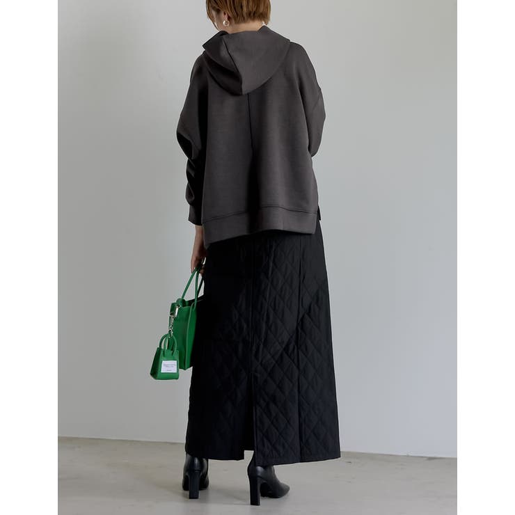 こだわりの洗練されたシルエット キルティングIラインロングスカート スカート | Re:EDIT | 詳細画像21 
