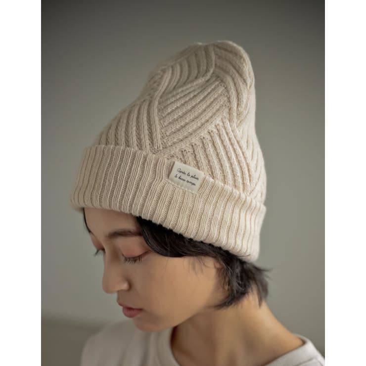普段のコーディネートにもマッチする2wayニット帽 2wayニット帽 帽子 品番 Gs Re Edit リエディ のレディース ファッション通販 Shoplist ショップリスト
