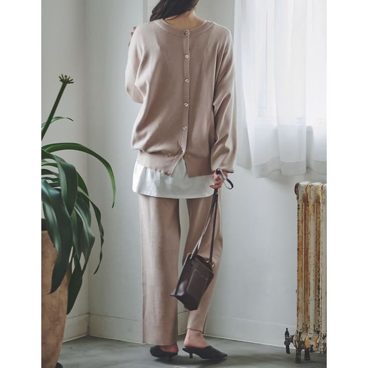 ミラノリブワイドニットパンツ パンツ パンツ | Re:EDIT | 詳細画像23 