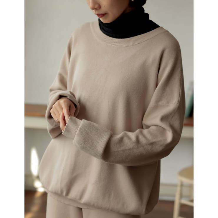 ベージュ(004) | 前後2WAYミラノリブニットカーディガン トップス カーディガン | Re:EDIT