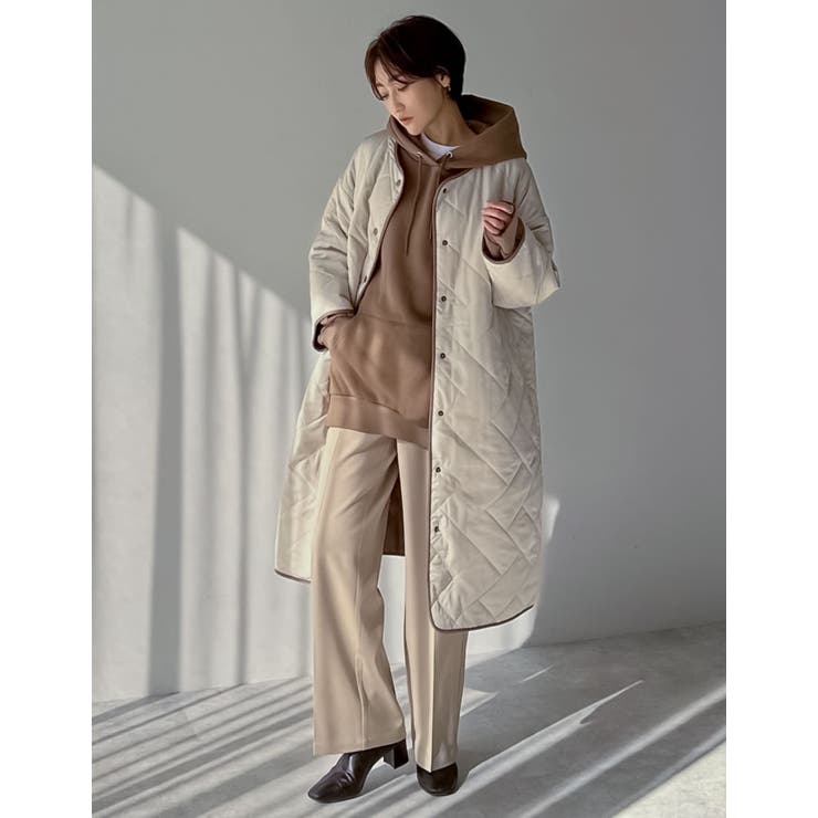 リバーシブルで楽しめる軽量キルティングコート[品番：GS000019545