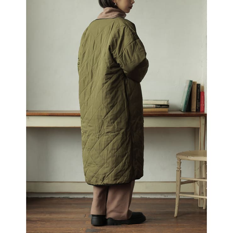 新品・未使用　リテン　キルティングコート リバーシブルキルティングコート/TBDA-051