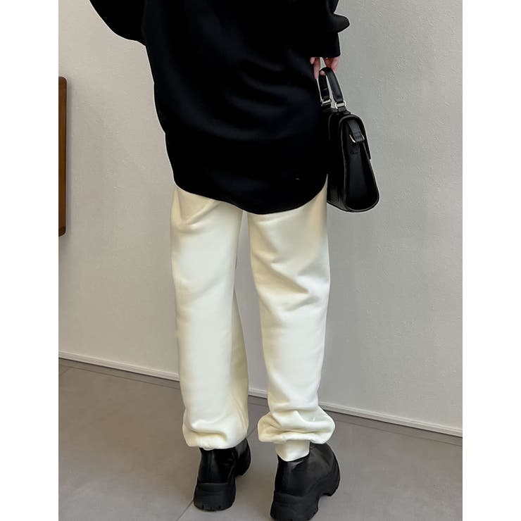 カジュアルに取り入れたい裏起毛スウェットパンツ | Re:EDIT | 詳細画像23 