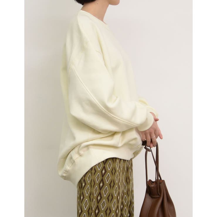 丸みのあるシルエットのサイドリブスウェット | Re:EDIT | 詳細画像11 