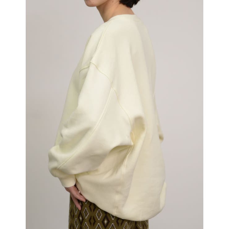 丸みのあるシルエットのサイドリブスウェット | Re:EDIT | 詳細画像12 