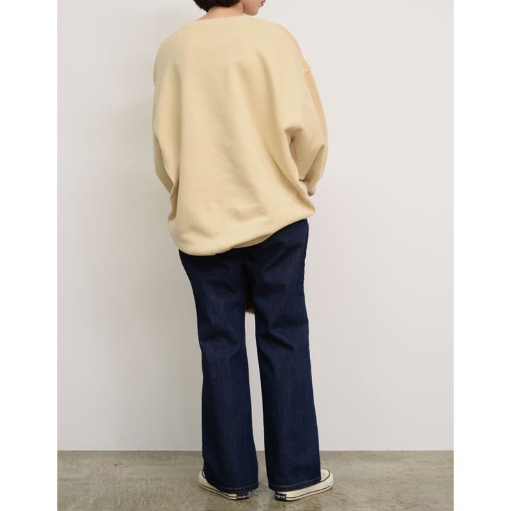丸みのあるシルエットのサイドリブスウェット | Re:EDIT | 詳細画像15 
