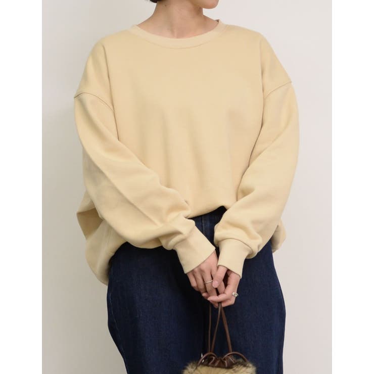 丸みのあるシルエットのサイドリブスウェット | Re:EDIT | 詳細画像5 