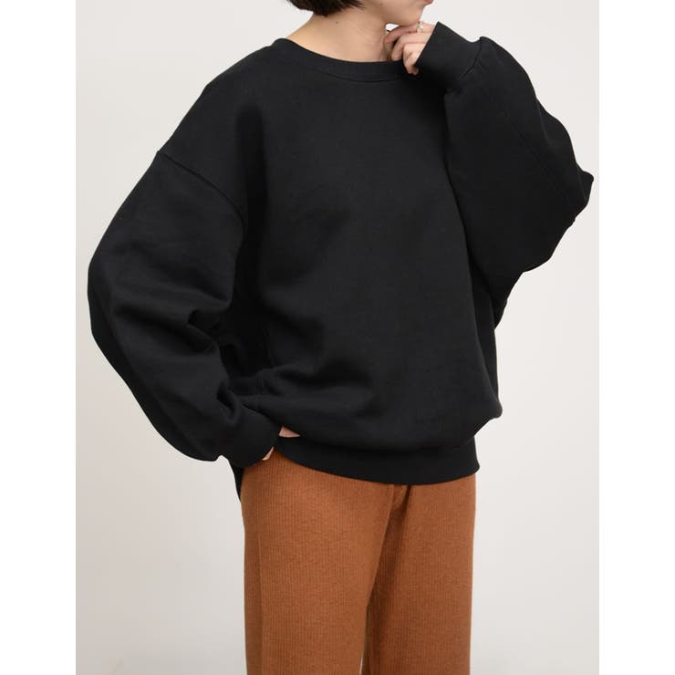 丸みのあるシルエットのサイドリブスウェット | Re:EDIT | 詳細画像6 