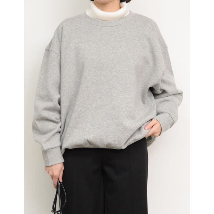 丸みのあるシルエットのサイドリブスウェット | Re:EDIT | 詳細画像7 