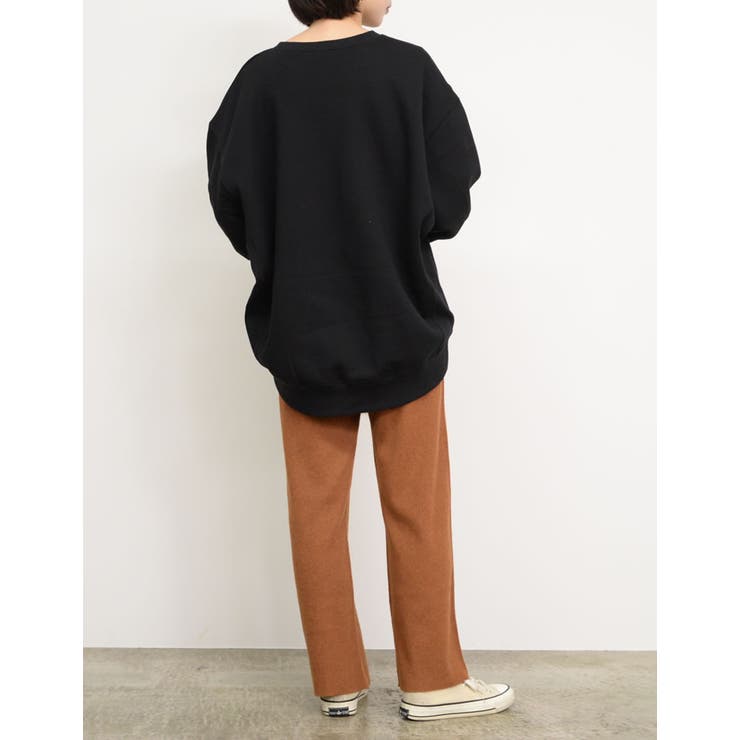 丸みのあるシルエットのサイドリブスウェット | Re:EDIT | 詳細画像21 