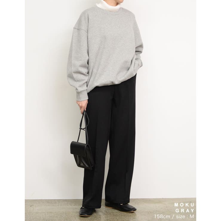 丸みのあるシルエットのサイドリブスウェット | Re:EDIT | 詳細画像23 